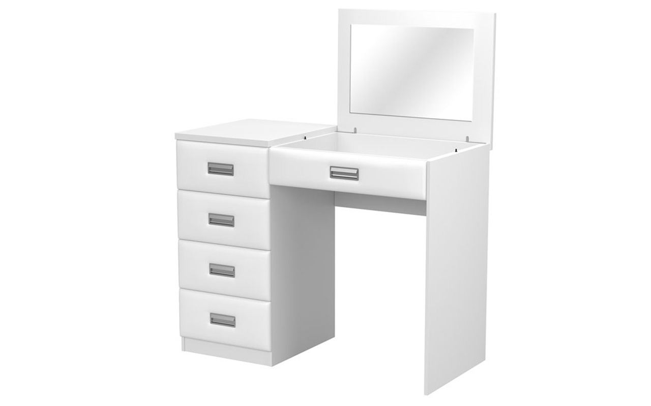 туалетный столик Орматек Como/Veda с зеркалом в столешнице (4 ящика) 1 Орматек Como/Veda с зеркалом в столешнице (4 ящика)